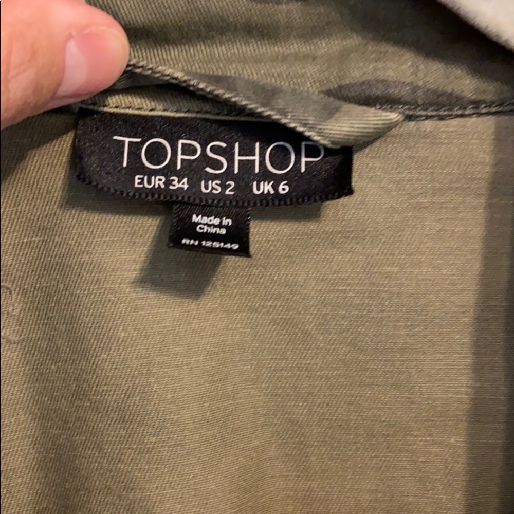 TOPSHOP Military jacket - Picture 4 of 8